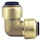 Apollo 3/8 in. Brass Push-To-Connect 90-Degree Elbow Fitting FSBE38 - alternate 1